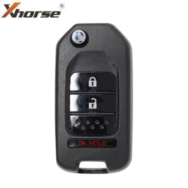 Honda Style / 2+1 Buttons Wire Flip Key (Wired) (2nd Generation)