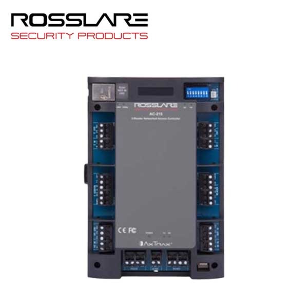 Rosslare - AC215IP - Scalable Networked Access Control Panel - DIN Housing - 2 Readers - TCP/IP - 30K Users - 20K Event History - 12VDC