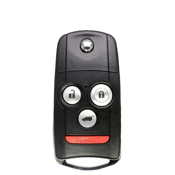 2007-2013 Acura MDX / 4-Button Flip Key / PN: 35111-STX-326 / N5F0602A1A w/hatch (AFTERMARKET)