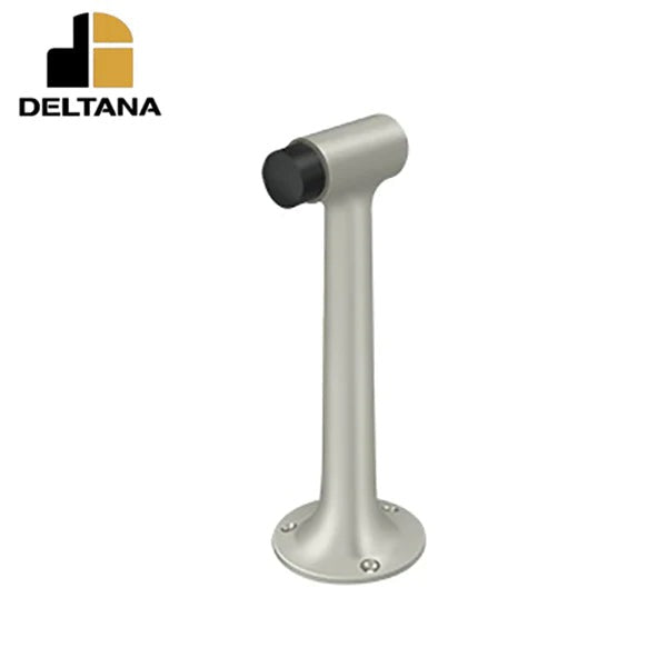 Deltana - Floor Mount - 8" Bumper - Heavy Duty - Solid Brass - Optional Finish