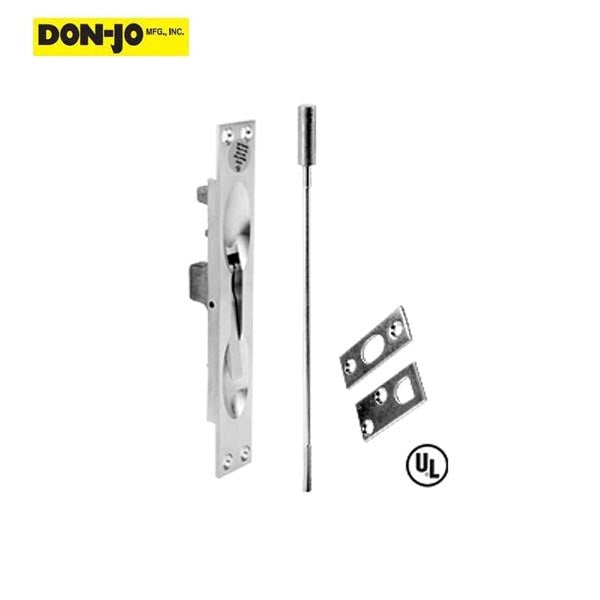 Don-Jo - 1555 - Flush Bolt - 6-3/4" Length - 1" Width - Optional Finish