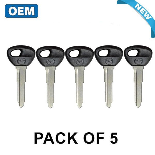 5 x 2000-2005 Mazda Transponder Keys / PN: BJYV-76-2GX / BJYD-76-2GX (8C Chip) (OEM) (Pack of 5)