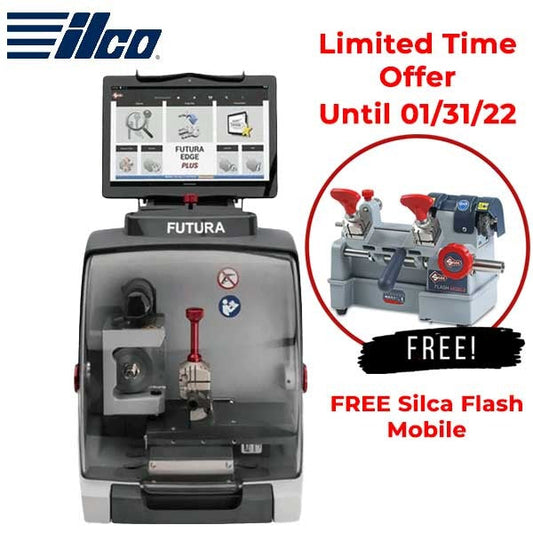 ILCO - Silca Futura Edge Plus - High Security Key Cutter and Duplicator - for Medeco Biaxial (FREE Silca Flash Mobile)