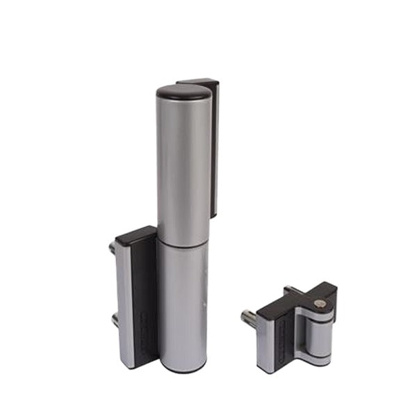 Locinox - Tiger Zilv - 180° - Compact Hydraulic Gate Closer and Hinge - Up to 165lbs
