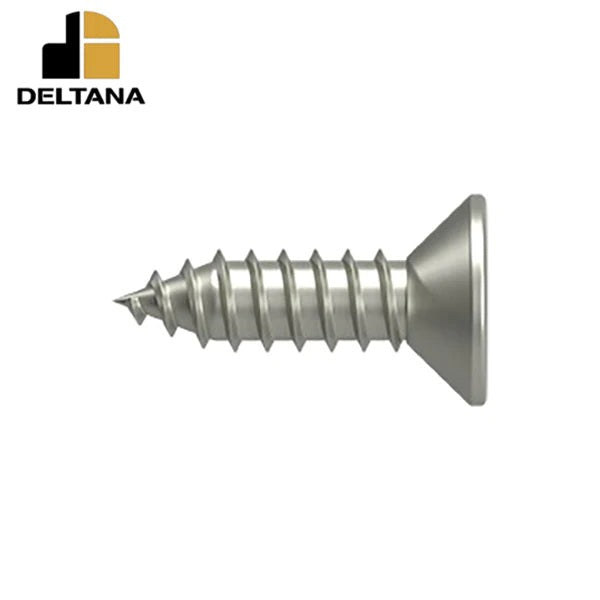 Deltana - Wood Screw - SB - #12 x 3/4"- 8 x 1.6mm Thread - Optional Finish