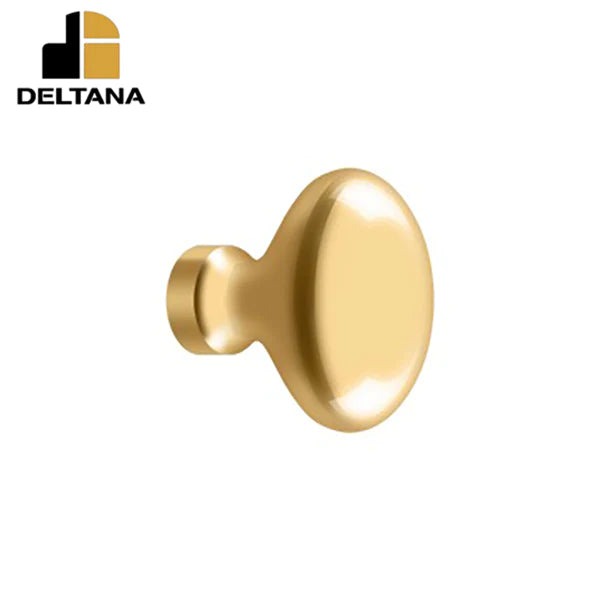 Deltana - Knob - Oval/Egg Shape - Optional Finish