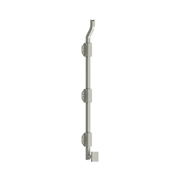 Deltana - 18" Modern Offset Surface Bolt - Heavy Duty - Solid Brass - Optional Finish
