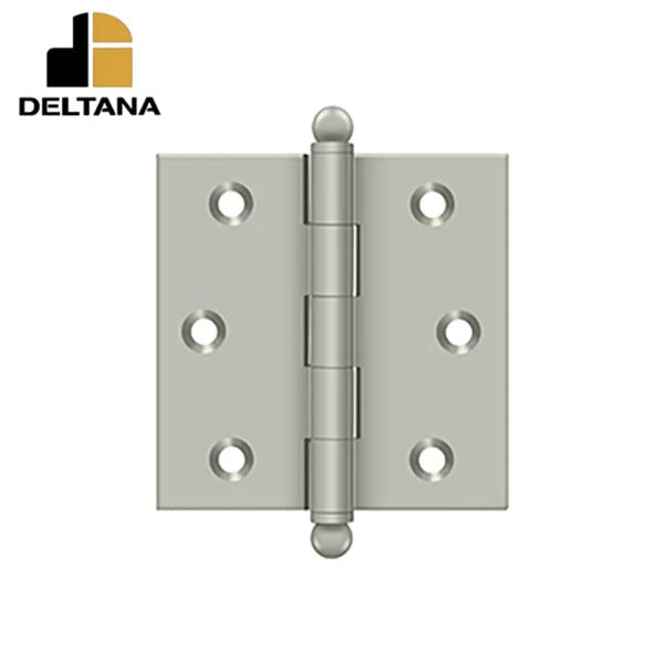 Deltana - 2-1/2" x 2-1/2" Hinge - w/ Ball Tips - Optional Finish