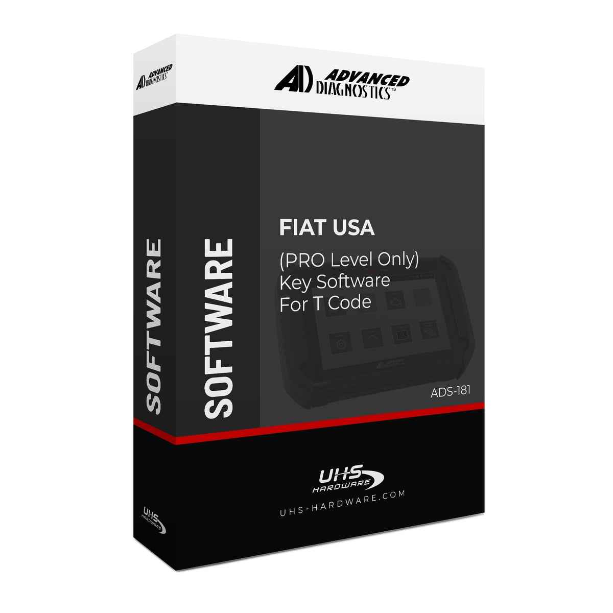Advanced Diagnostics - ADS181 - FIAT USA Key Software For T Code - PRO Level Only - Category C
