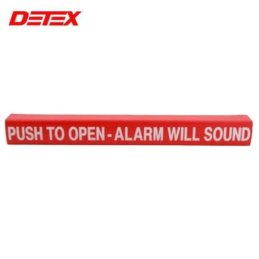 Detex - Replacement Pushpad Wrap - 48 inches - For V40-EB Exit Device - Red