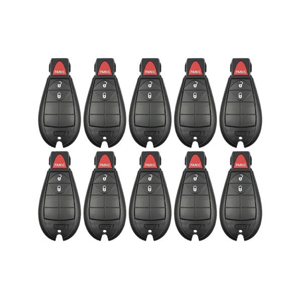 50 x 2008-2017 Chrysler Dodge Jeep VW / 3-Button Fobik Key/ M3N5WY783X / 433 MHz (AFTERMARKET) (Bundle of 50)