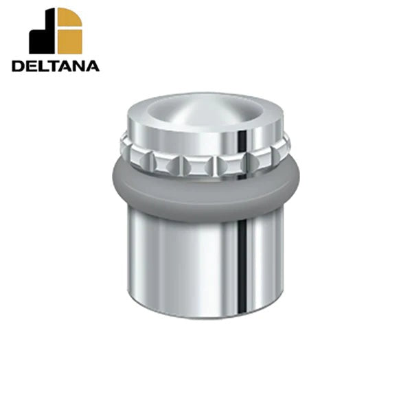 Deltana - Round Universal Floor Bumper Pattern Cap 1-5/8" - Solid Brass - Optional Finish