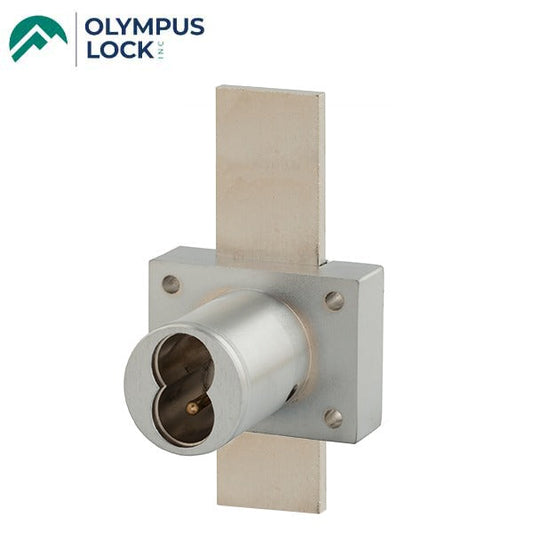 Olympus - 721DW - IC Core Deadbolt Cabinet Drawer Lock - BEST SFIC - Optional Cylinder Length - Long Bolt - Satin Chrome - Optional Key Retaining - Optional High Security - Grade 1
