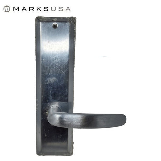 Marks USA - 0NY96DO - New York Mortise Lever Lock - 1-1/16” x 7-5/8” - 26D - Satin Chrome - Dummy - RH
