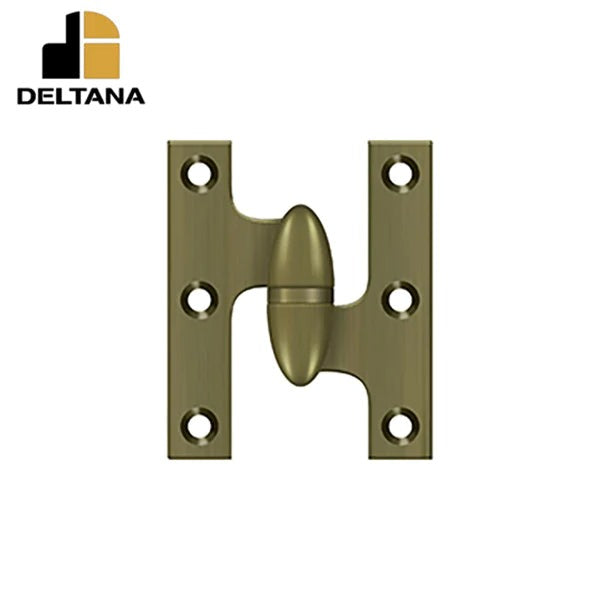 Deltana - 2-1/2" x 2" Hinge - Right Handed - Optional Finish