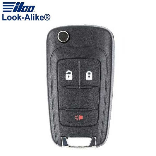 2010 - 2019 Chevy / GMC / 3-Button Remote Flip Key / PN: FLIP-GM-3B1HS, 20873621, 20835406, 5913598, 5913596, 20873623 / OHT01060512 (AFTERMARKET)