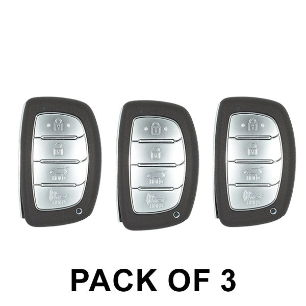 3 x 2020-2021 Hyundai Ioniq / 4-Button Smart Key / PN: 95440-G2500 / TQ8-FOB-4F11 (AE PE) (AFTERMARKET) (Pack of 3)