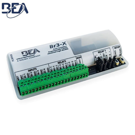 BEA - BR3-X - Programmable 3-Relay Advanced Logic Module & Restroom Controller