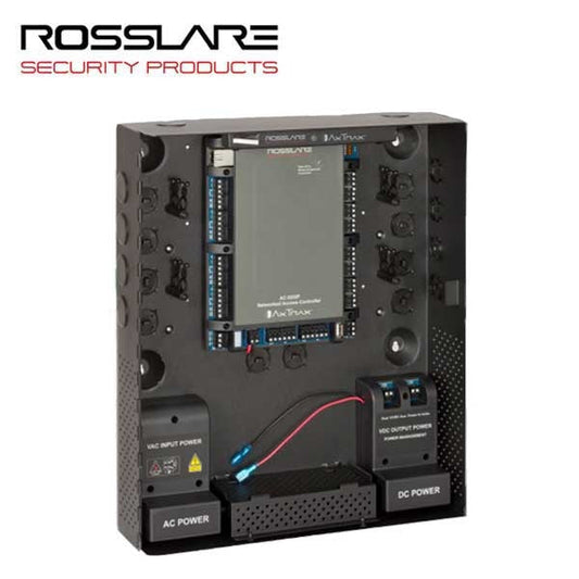 Rosslare - AC825IP - Expandable Networked Access Control Panel - Enclosed - 6 Readers - TCP/IP - 100K Users - 500K Event History - 12VDC