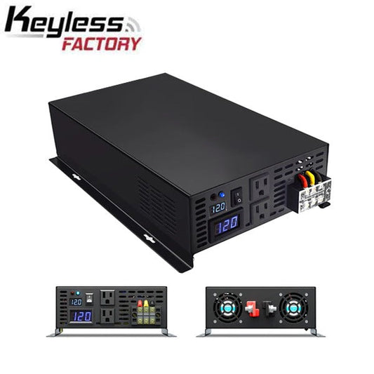 RBP - 12VDC - 4000 Watt Pure Sine Wave Inverter - Bi-Directional Inverter - DC to AC - No USB Ports - Optional Remote Control