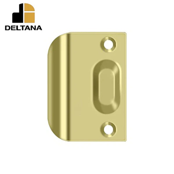 Deltana - Full Lip Strike Plate For Ball Catch - and Roller Catch - Optional Finish