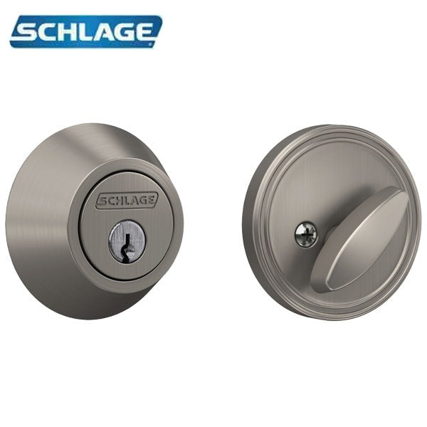 Schlage - JD60 - Single Cylinder Deadbolt Lock - 5-Pin - KA - C-Keyway - Satin Chrome - Grade 1