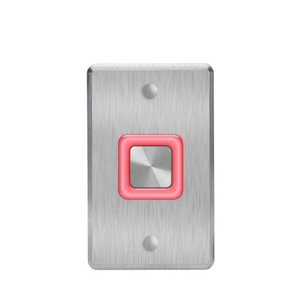 Rosslare - EX07OO - Request To Exit Button w/Toggle - No Print - Digital Piezo- 12-24 VDC