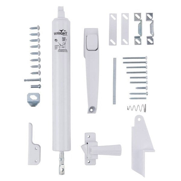 Wright - VLAN - Lanai Door Set - Push Button Latch & Standard Duty Closer with Jamb Bracket - Optional Finish