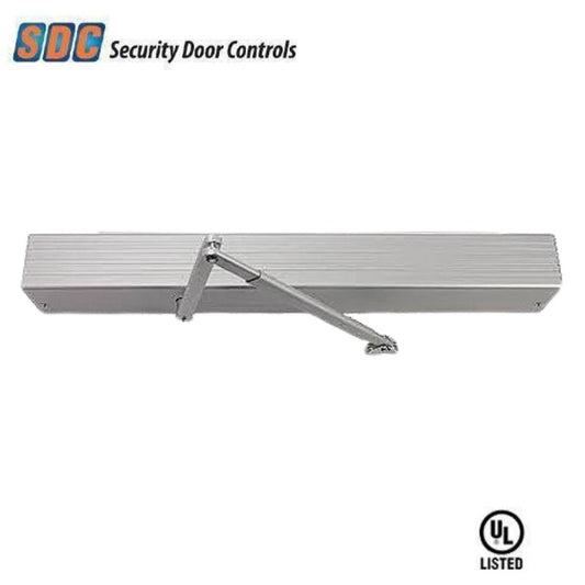 SDC - AUTO1V - AUTO Series Push Arm Assembly with Spindle - Dull Aluminum Finish