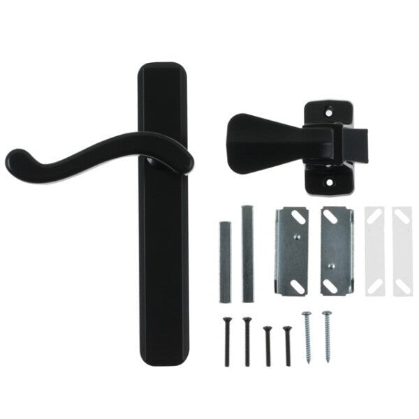 Wright - VBA213 - Bayfield Surface Latch Lever Set - 3/4 in" to 1-1/4 in" - Optional Finish