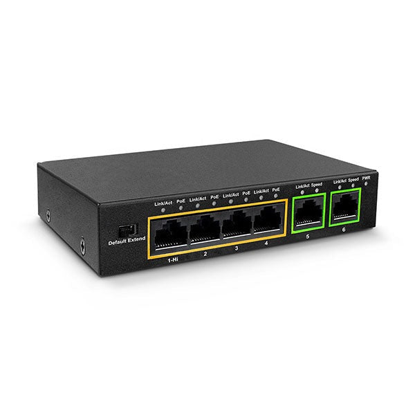 IC Realtime - M2M-POE-4 / 4 Port 48V PoE Switch For Cameras