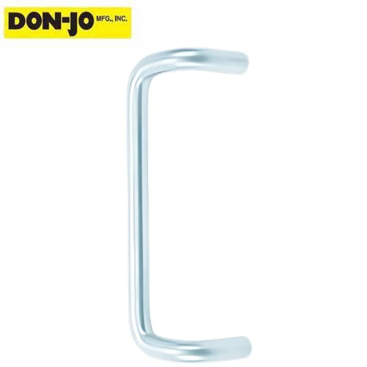 Don-Jo - 1160-628-BTB - Dual Offset Door Round - 9" CTC - 628 - Satin Aluminum