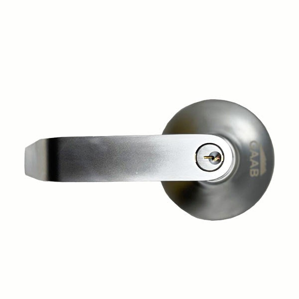 GAAB - T840M16 - Exit Device Trim Lever - Satin Chrome - Storeroom - Grade 1