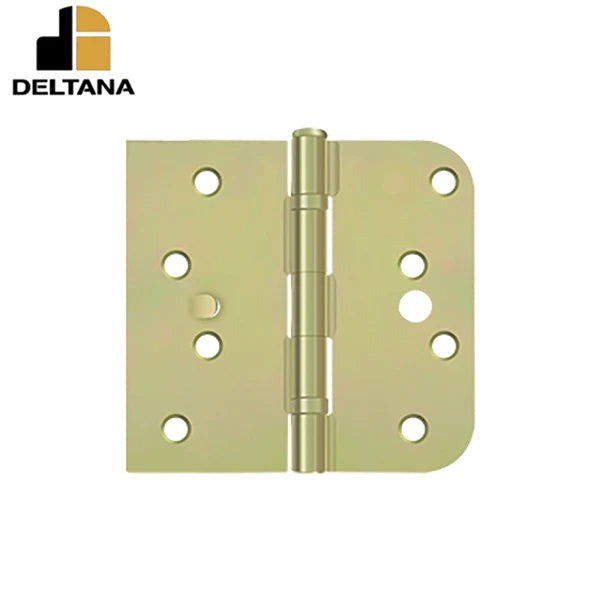 Deltana - Special Hinge for Fiber Glass Doors - 4" x 4-1/4" x 5/8" Radius x SQ - Ball Bearing - Security Stud