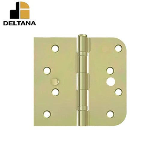 Deltana - Special Hinge for Fiber Glass Doors - 4" x 4-1/4" x 5/8" Radius x SQ - Ball Bearing - Security Stud