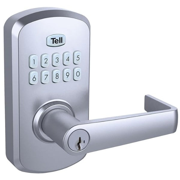 TELL - LE2000 - Electronic Keypad - Smart Key Security - SC1 - 26D - Satin Chrome