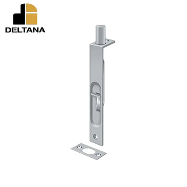 Deltana - 6" Flush Bolt - Heavy Duty - Square - Optional Finish