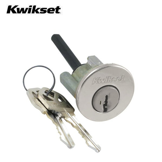 Kwikset - 83281 - 780/980 Deadbolt SmartKey Security Cylinder w/ Housing - 15 - Satin Nickel