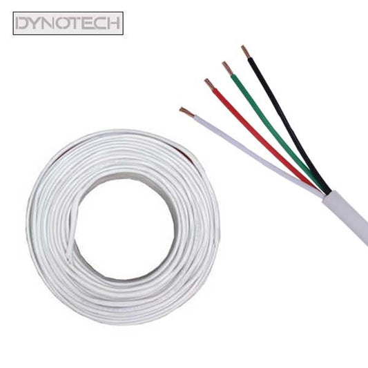 DynoTech - AC224 - 22/4C - Sound / Security - General Purpose Cable - STR - CM - 500ft - White
