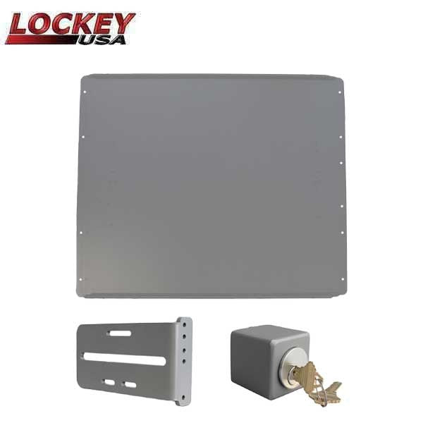 Lockey - PS50 - Standard Panic Shield Safety Kit - With Keyed Gate Box - Black