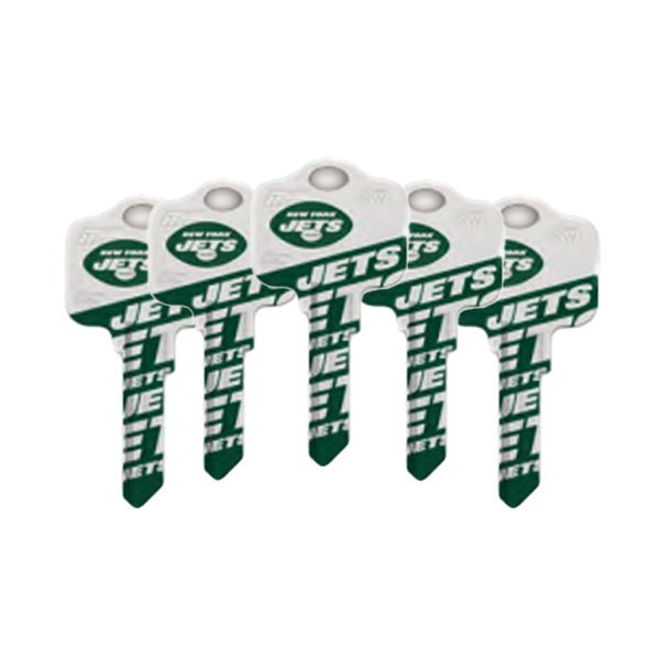 Ilco - NFL TeamKeys - Key Blank - New York Jets - KW1 (5 Pack)
