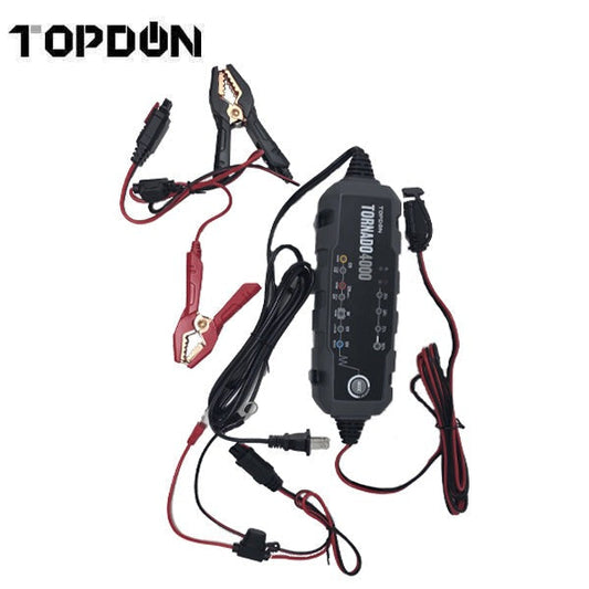 TOPDON - Tornado 4000 - Battery Charger - Lead-Acid Battery - Lithium-Ion Battery - 65W