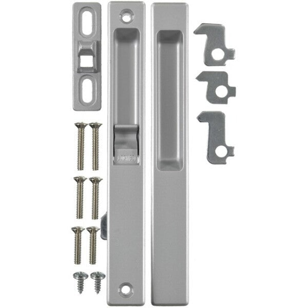 Wright - V1195 - Flush Mount Patio Door Latch - Optional Keying - Aluminum