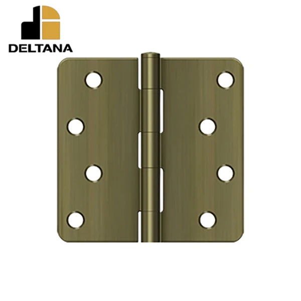 Deltana - 4" x 4" x 1/4" Radius Hinge - Residential - Optional Finish