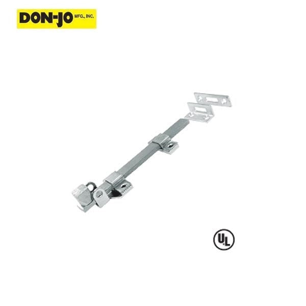 Don-Jo - 1582 - Surface Bolt - 8" Length - 1" Width - Optional Finish