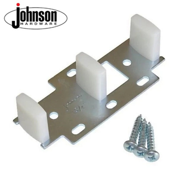 Johnson Hardware - 2034 - Door Guide - For 1-3/4" 200 Series Bypass Doors - Aluminum