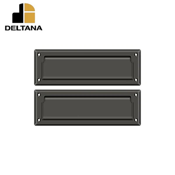 Deltana - Mail Slot 8-7/8" w/ Back Plate - Optional Finish