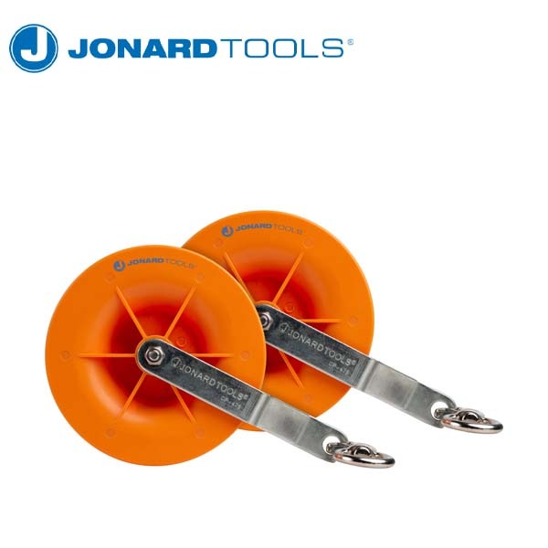 Jonard Tools - Pulley for Low Voltage Electrical - Network - & COAX Cables (2 pack)