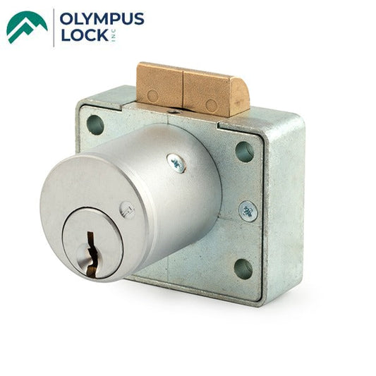 Olympus - L78 - S Series Schlage C Keyway Latch Lock - Optional Cylinder Length - Satin Chrome - Optional Keying - Optional Handing