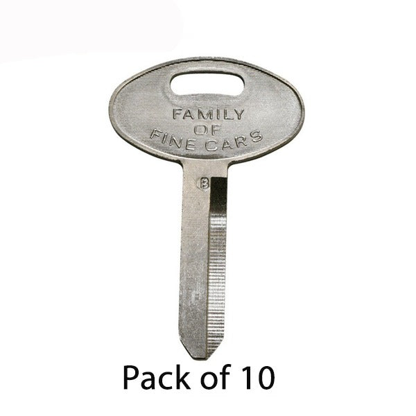 Ford / Mercury H52 / 321212 Mechanical Key (Strattec) (Pack Of 10)